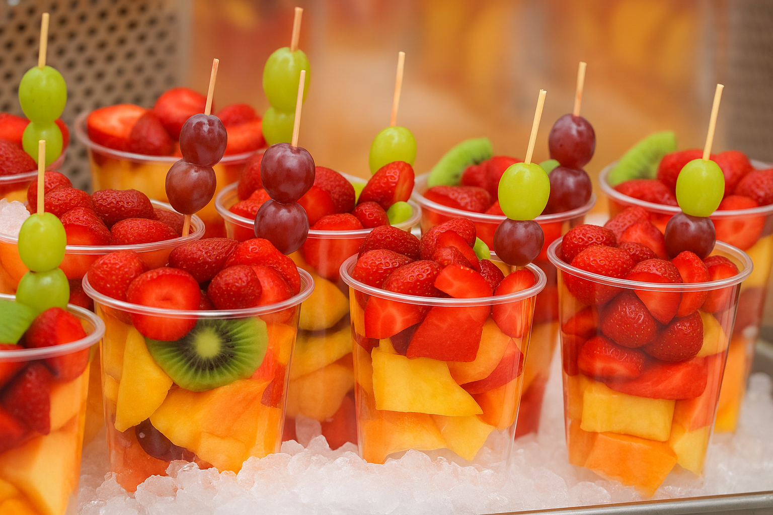 1人前カップのカットフルーツ